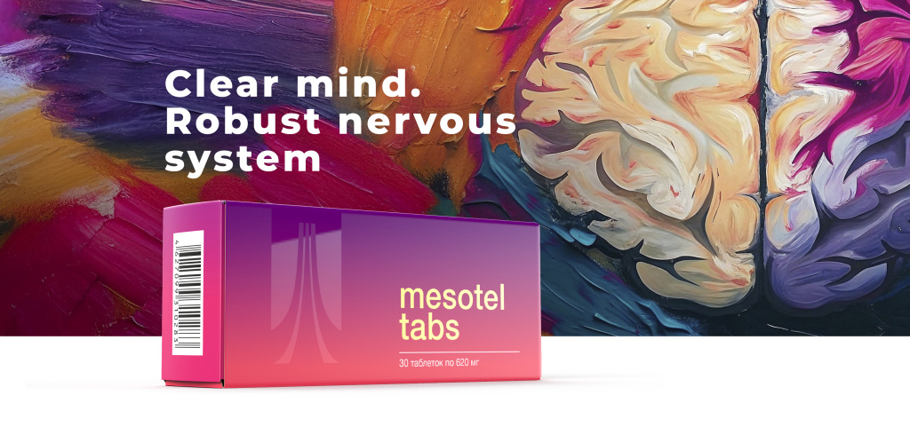 Klarer Kopf. Robustes Nervensystem – Mesotel Tabs