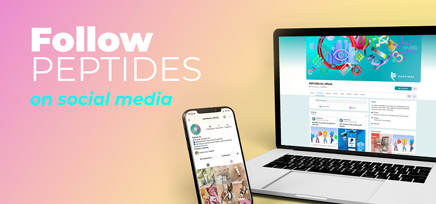 Follow PEPTIDES on Social Media