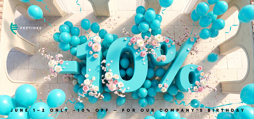 Peptides® Celebrates 16 Years — Enjoy a Special Anniversary Offer!