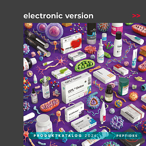 Produktkatalog Peptides 2026. Elektronische Version in deutscher Sprache