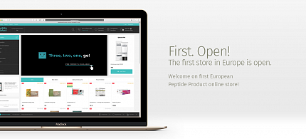 Offizielle Online-Shop-Eröffnung in Europa – Peptidprodukt
