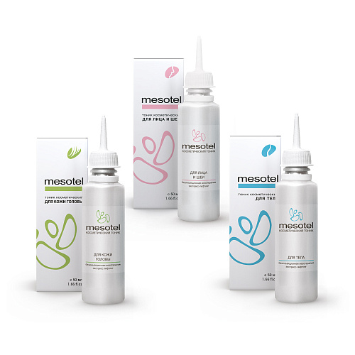 Mesotels for external use: healthy skin is beautiful