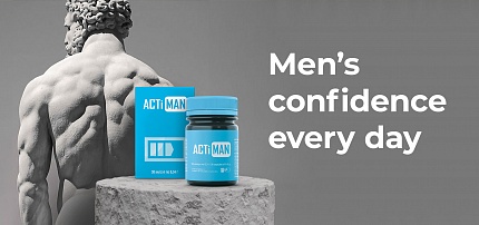Actiman®. Das Selbstvertrauen der Männer jeden Tag