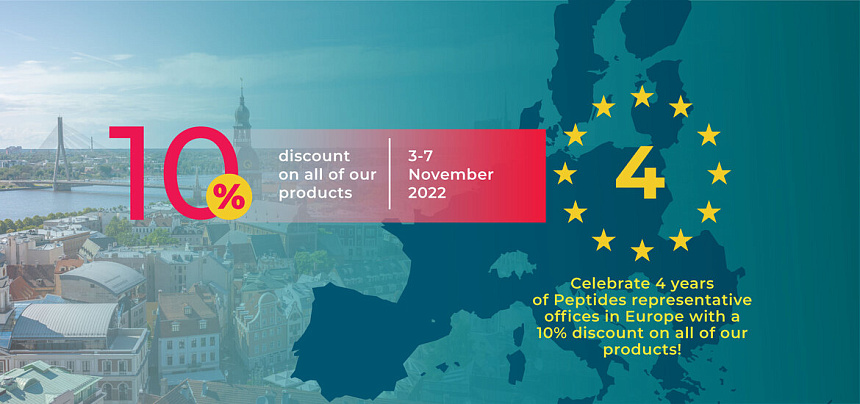 Celebrating together: Peptides Europe is 4 years old!